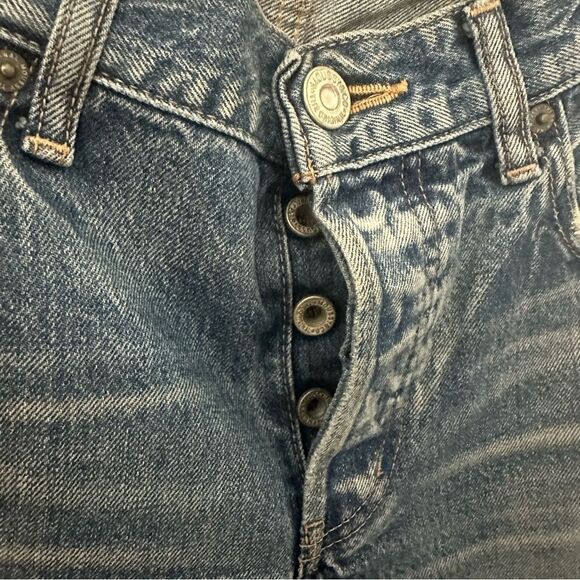 Moussy Vintage Latrobe Tapered Jean in Blue Size 27 - Picture 4 of 9